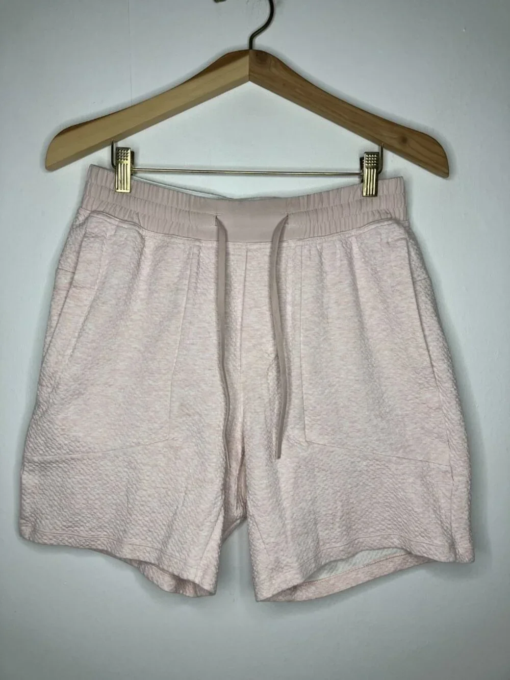 Lululemon At Ease Shorts Textured Drawstring 7